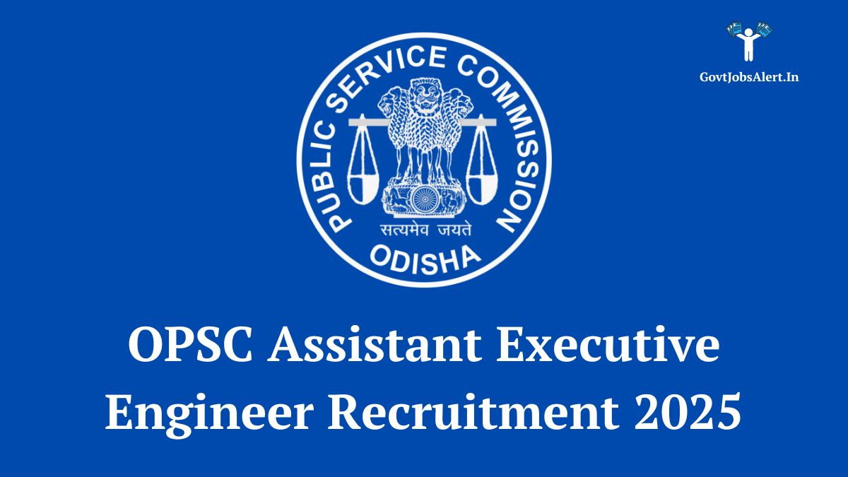 OPSC AEE Recruitment 2025 notification for Civil and Mechanical posts. Apply online now.