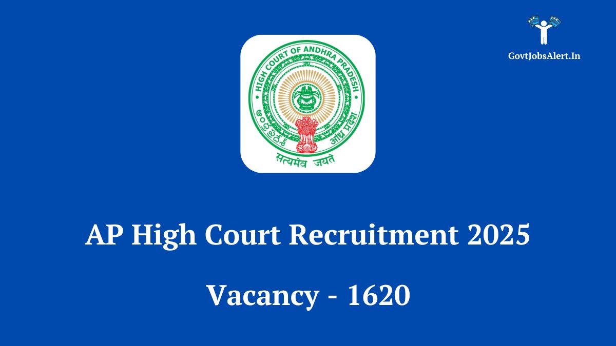 AP High Court Recruitment 2025 - Job Vacancies for Stenographer, Junior Assistant, and Other Posts. Apply Online at aphc.gov.in.