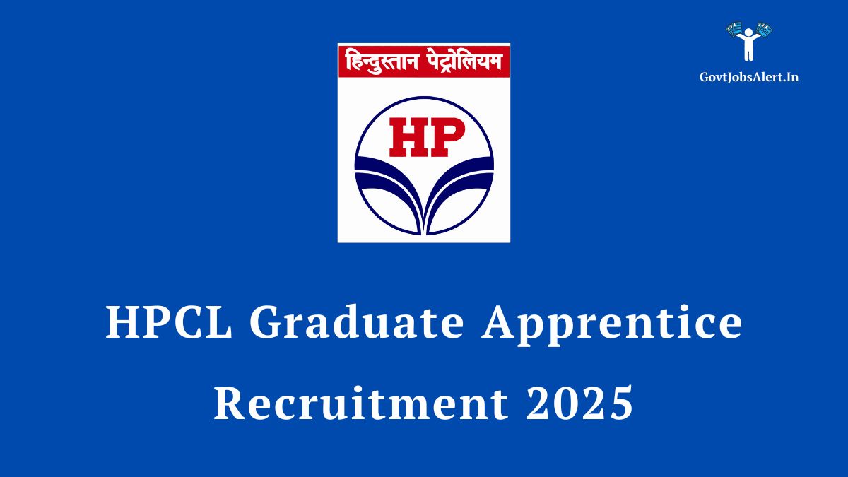 HPCL Graduate Apprentice Recruitment 2025 notification for engineering graduates. Apply online for apprentice trainee positions.