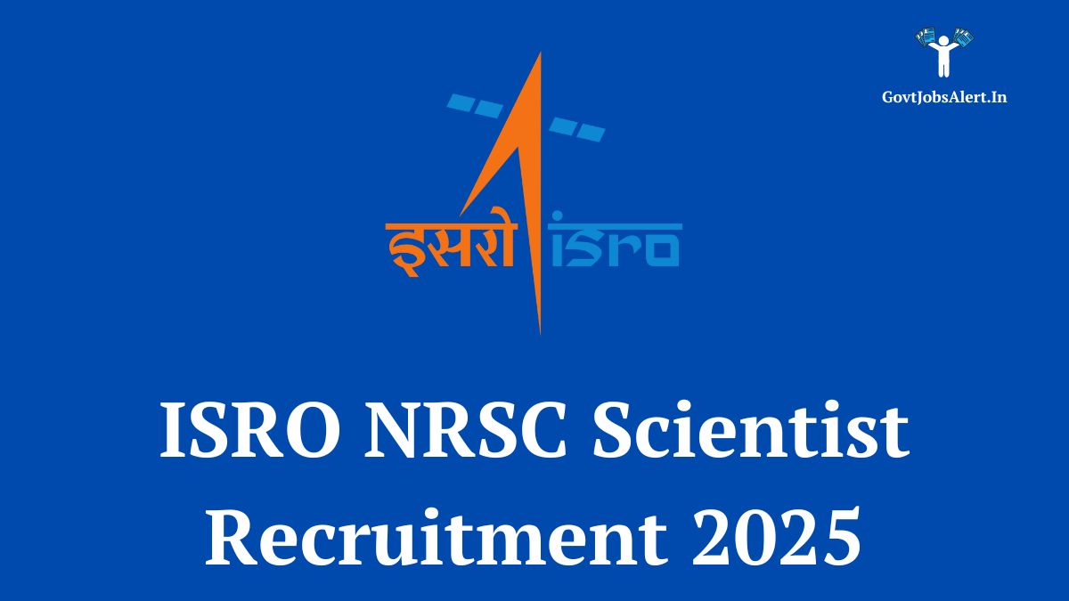 Featured image for ISRO NRSC Scientist Recruitment 2025 article, highlighting a career opportunity with ISRO National Remote Sensing Centre for 31 Scientist/Engineer posts.