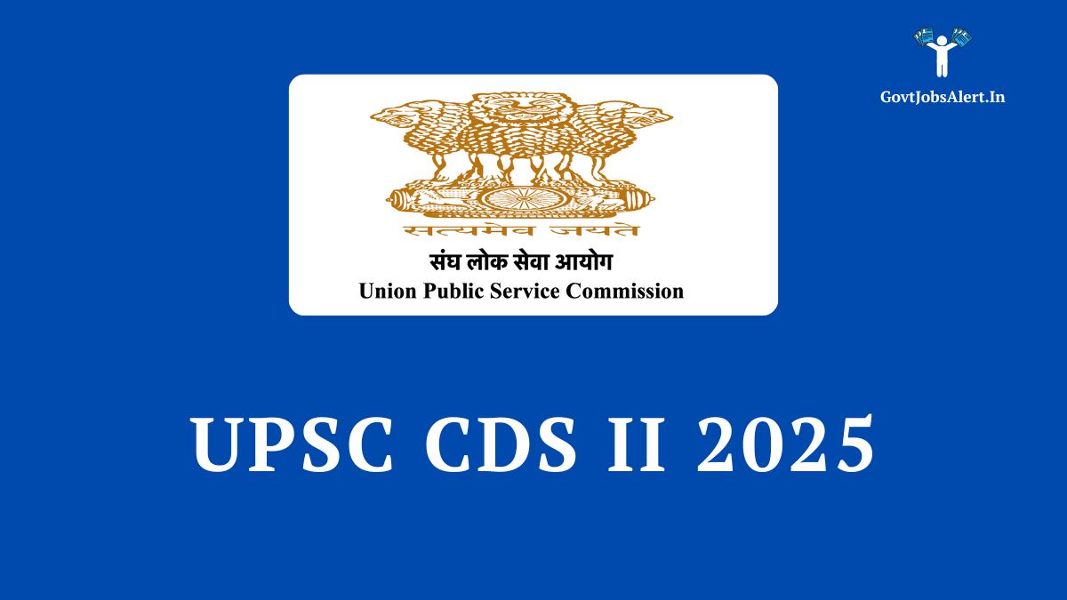 UPSC CDS II 2025 Notification for 453 vacancies in Indian Army, Navy, and Air Force. Aspiring candidates preparing for defence services exam.