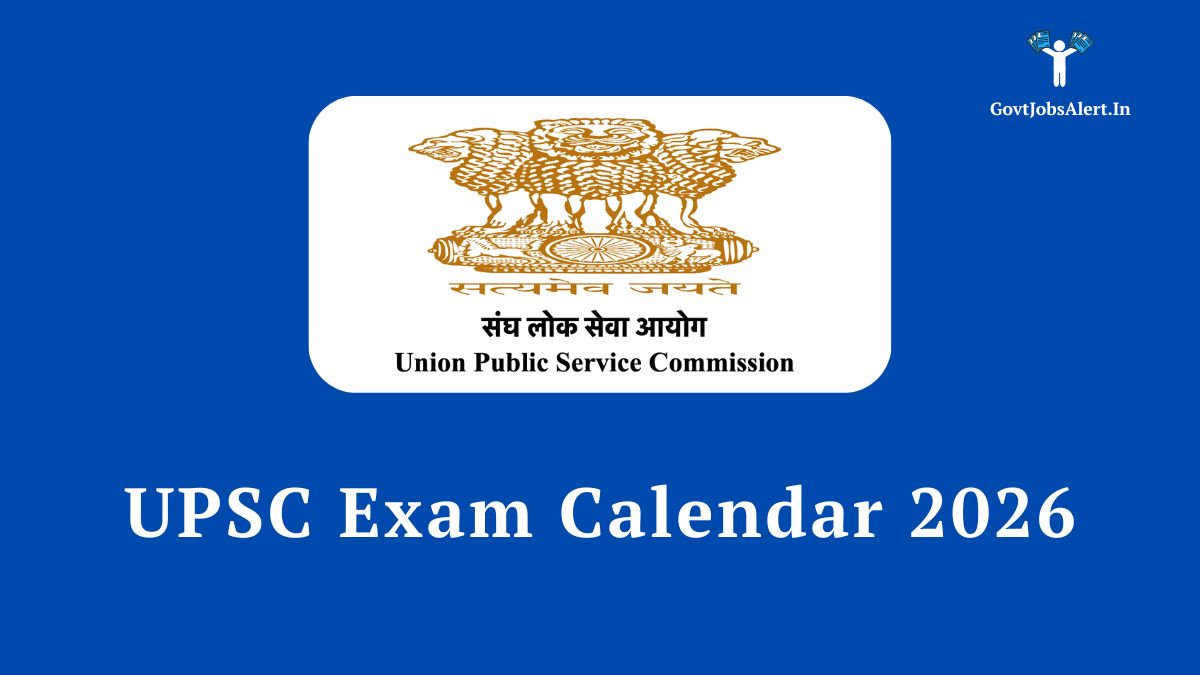 UPSC Exam Calendar 2026 - Key Dates for IAS, Civil Services, and other government exams.