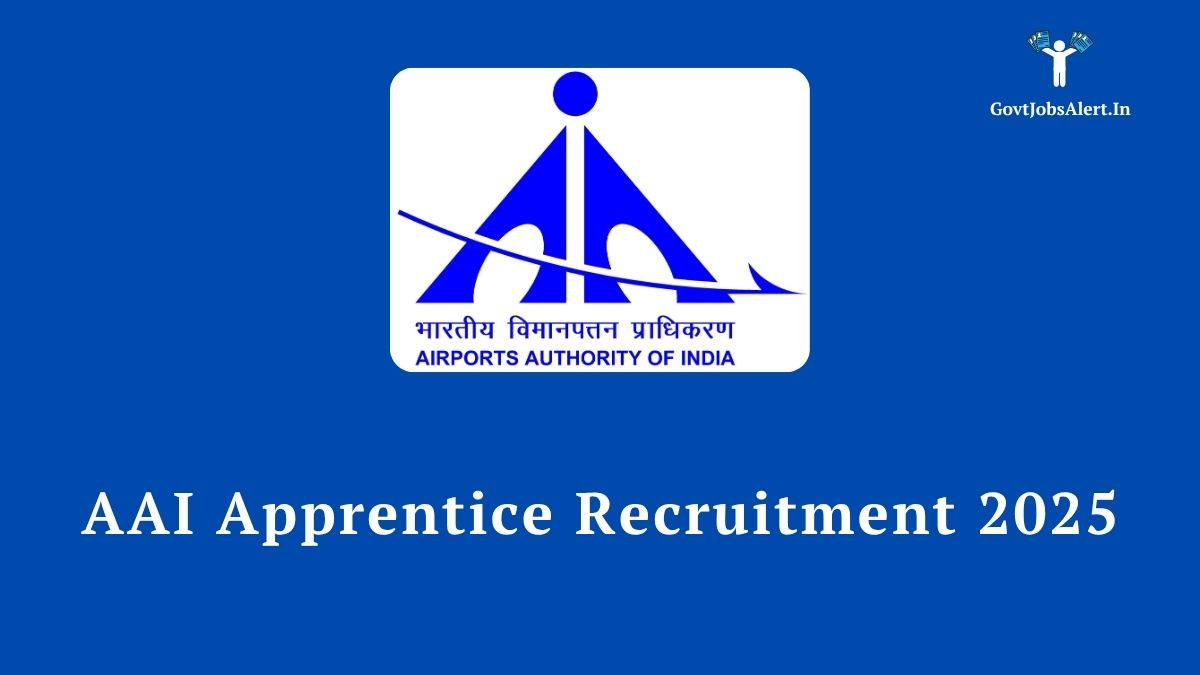 AAI Apprentice Recruitment 2025 poster for 20 Graduate and Diploma vacancies.