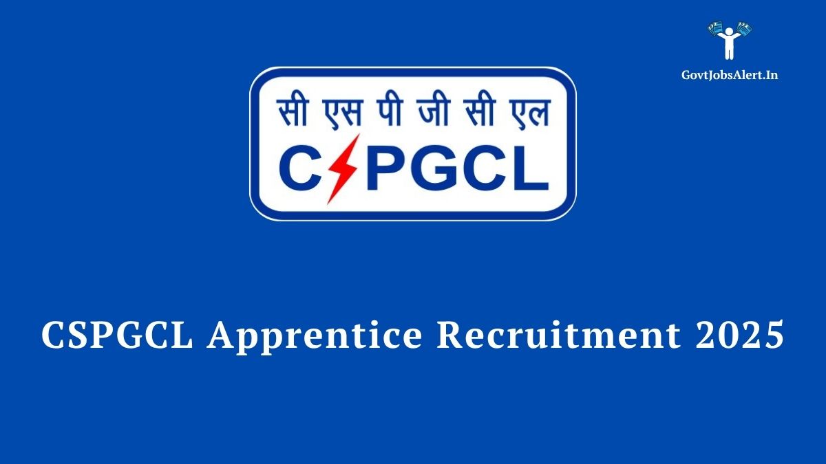 CSPGCL Apprentice Recruitment 2025 Notification - Apply for 96 Graduate, Diploma, and ITI posts in Chhattisgarh. Last date: July 21, 2025.