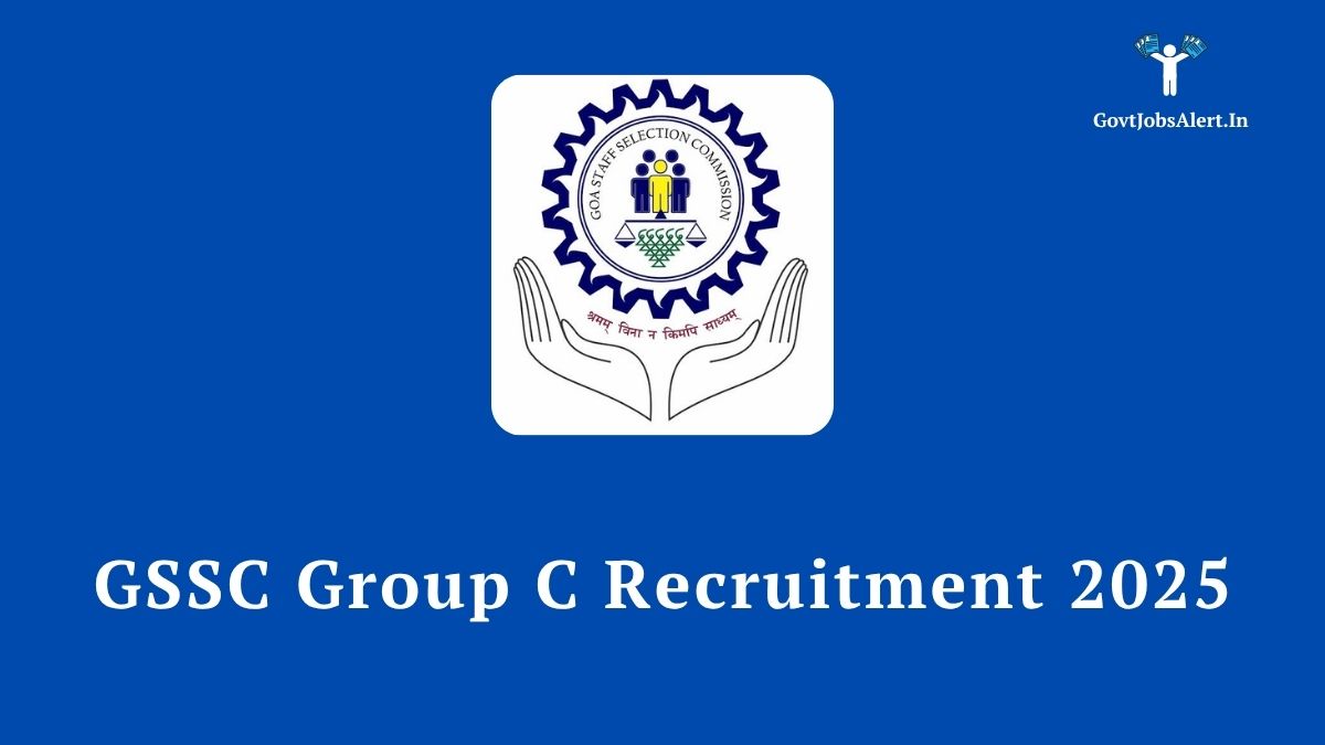 Unlock your future with the GSSC Group C Recruitment 2025 for 464 posts like Junior Engineer and Accountant in Goa. Apply online before August 8, 2025.