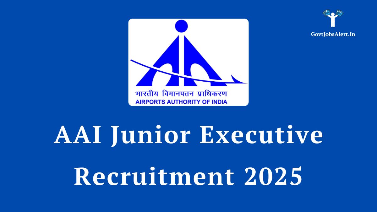 AAI Junior Executive Recruitment 2025 notification for 976 JE posts. Check AAI JE salary, eligibility, and apply online.