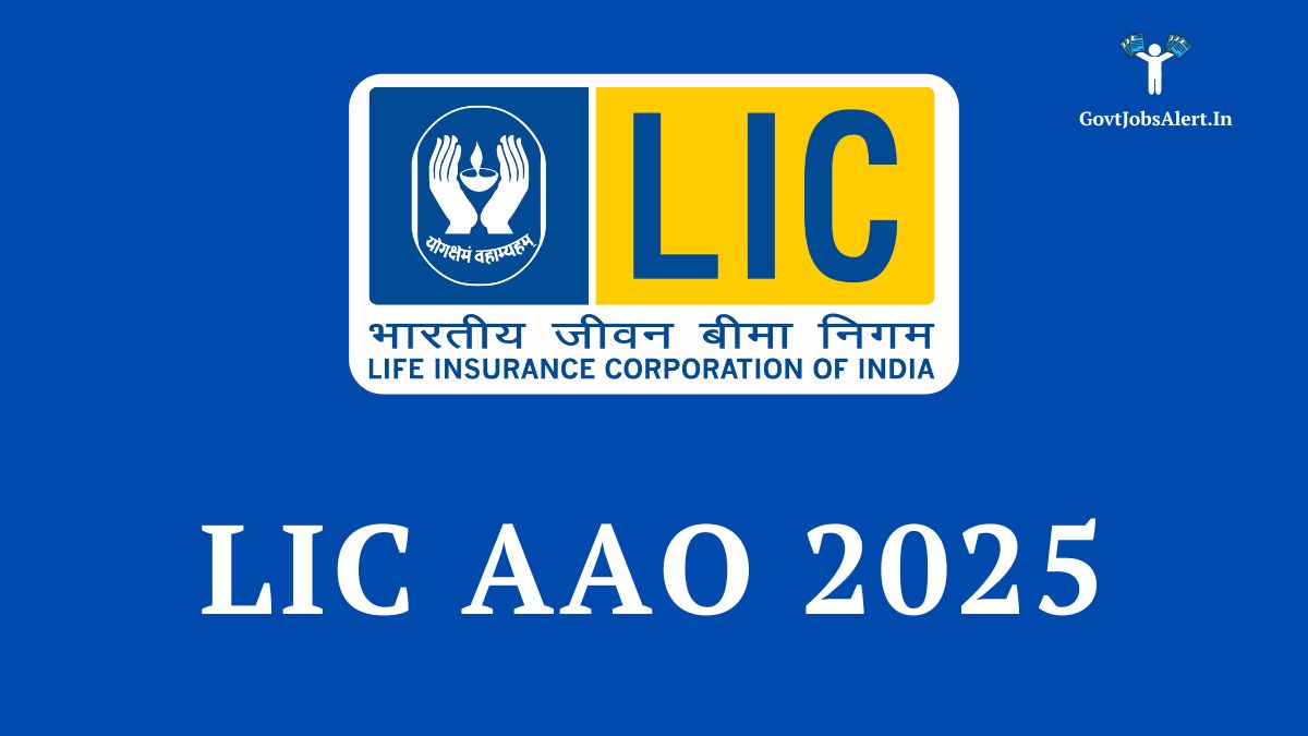 LIC AAO 2025 Notification for 841 Generalist and Specialist vacancies. Apply online for a government job with a high salary.