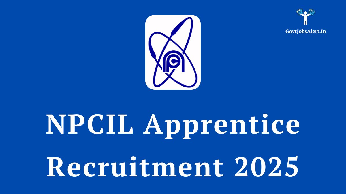 NPCIL Apprentice Recruitment 2025 Notification for 70 Trade, Diploma, and Graduate apprentice vacancies.