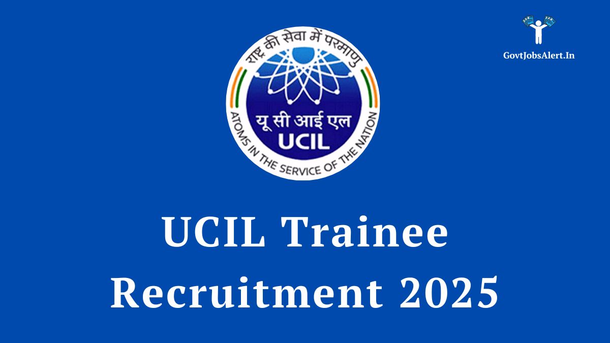 UCIL Trainee Recruitment 2025 Notification for 99 Posts - Logo of Uranium Corporation of India Limited