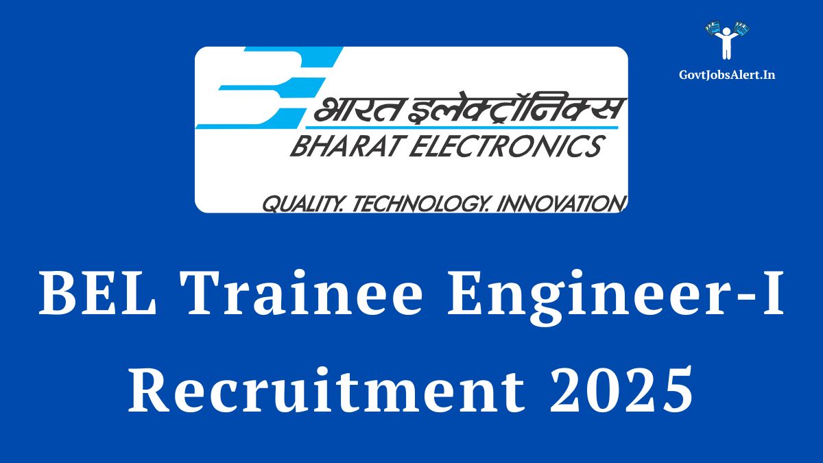 BEL Trainee Engineer Recruitment 2025 notification for 47 posts.