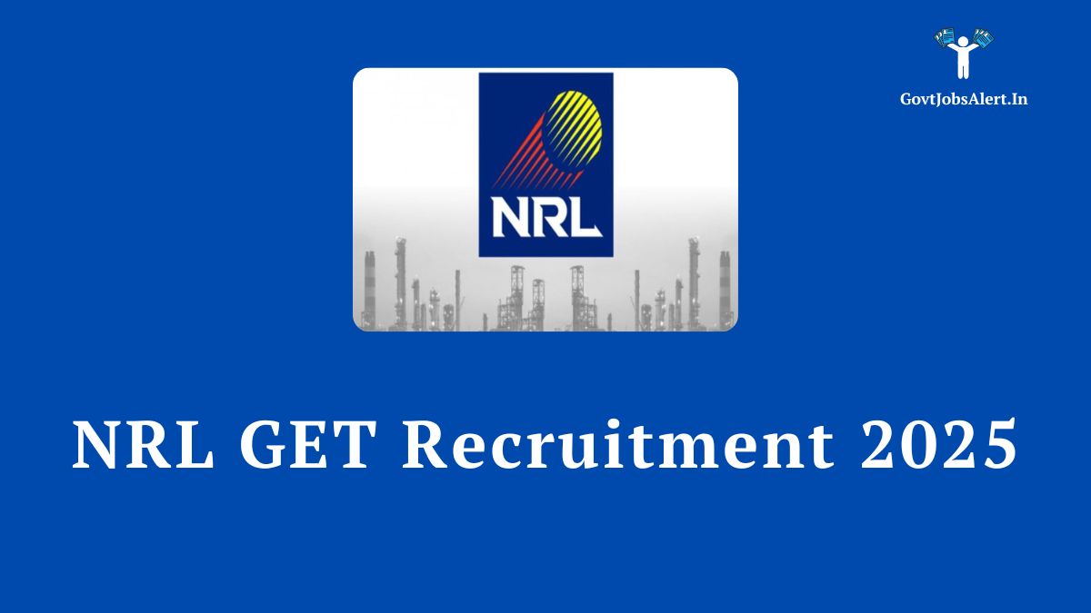 NRL GET Recruitment 2025 for 98 Trainee Posts - Numaligarh Refinery Limited Logo