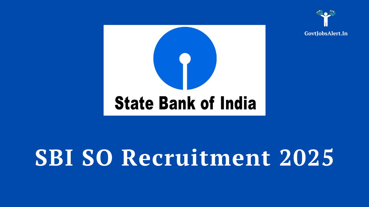 SBI SO Recruitment 2025 Wealth Management Officer Vacancy