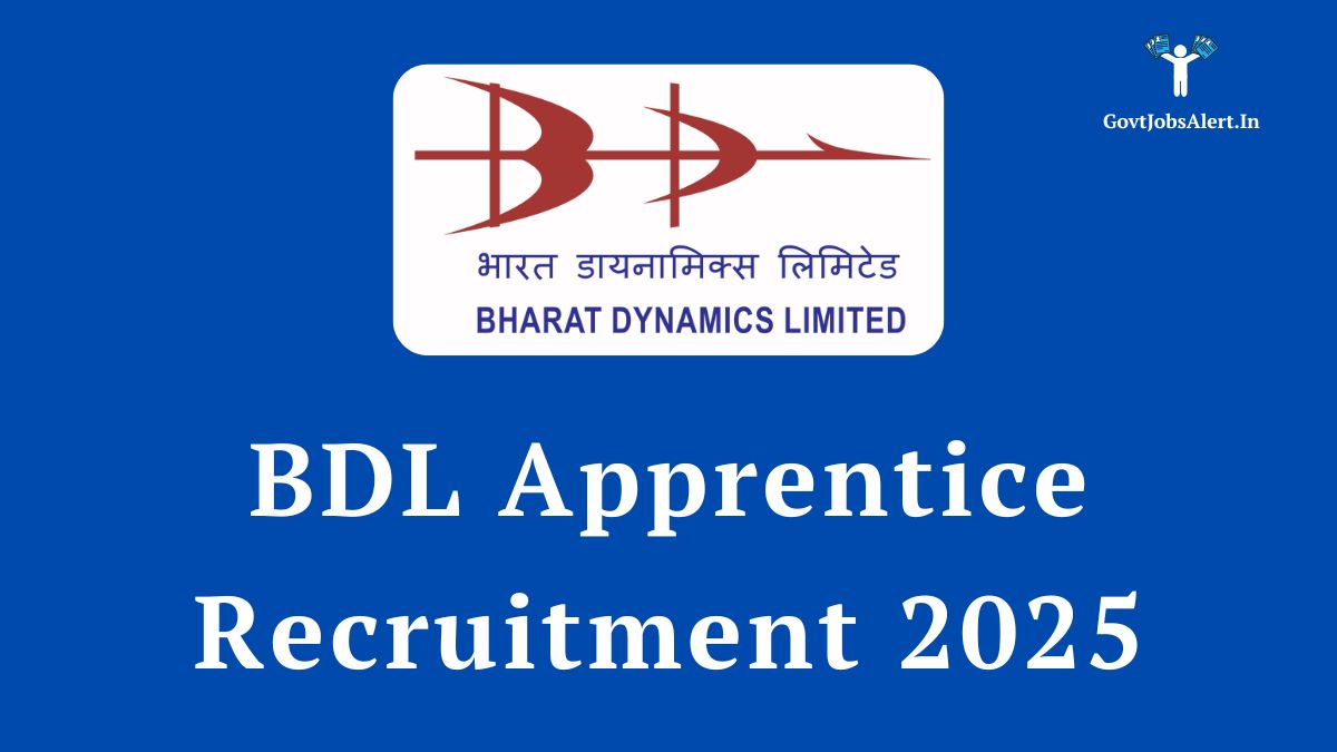 BDL Apprentice Recruitment 2025 Notification for 156 Trade Apprentice Posts