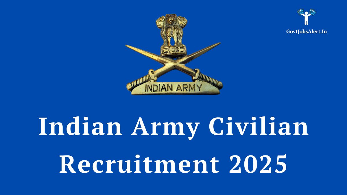 Indian Army Civilian Recruitment 2025 for LDC, MTS Posts