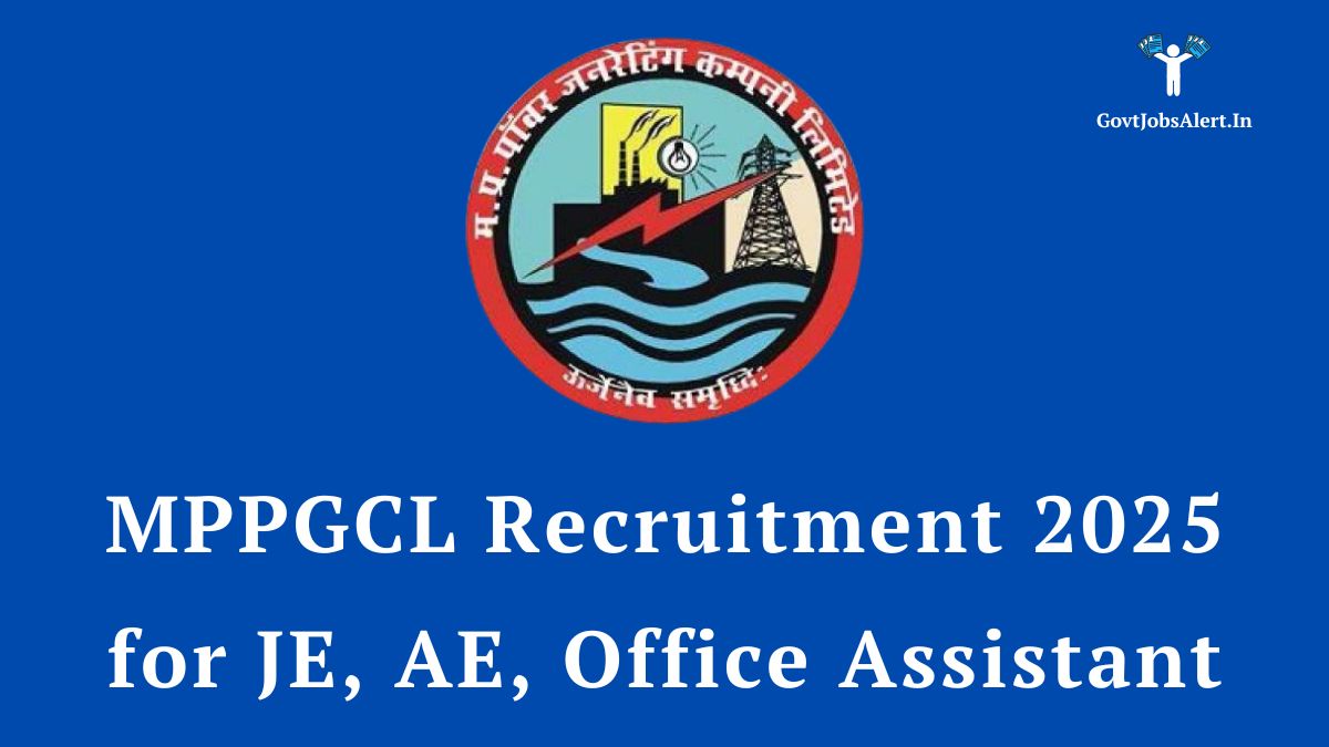MPPGCL Recruitment 2025 Notification for 131 JE, AE, and Office Assistant vacancies.