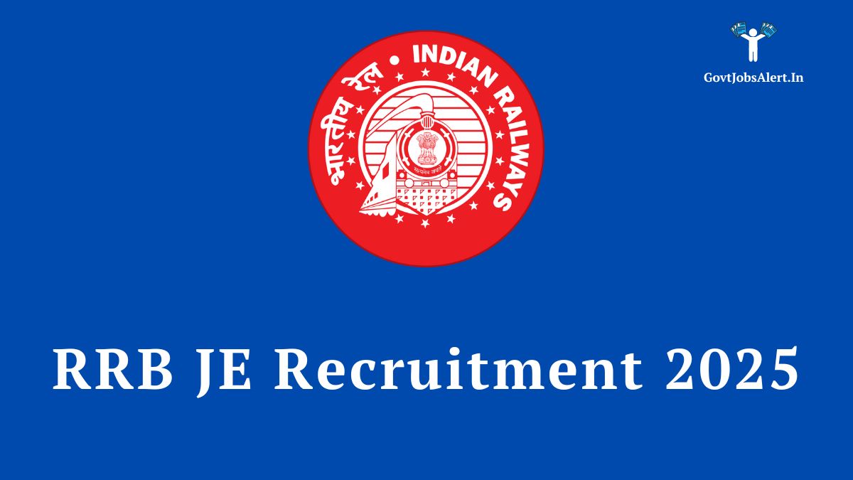 RRB JE Recruitment 2025 announcement for 2569 Junior Engineer, DMS, and CMA posts.