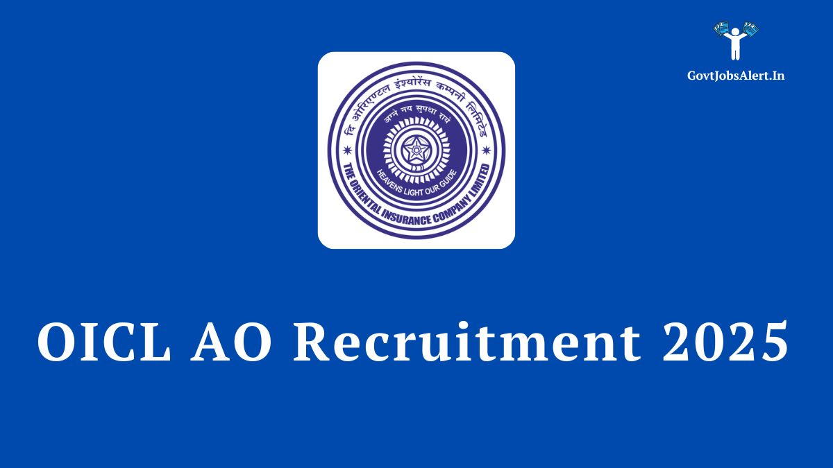 OICL AO Recruitment 2025