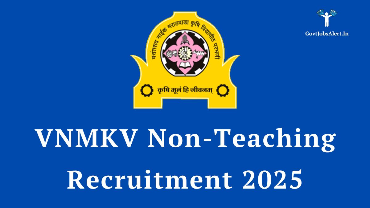 VNMKV Non-Teaching Recruitment 2025 announcement for 197 Group C and D posts.