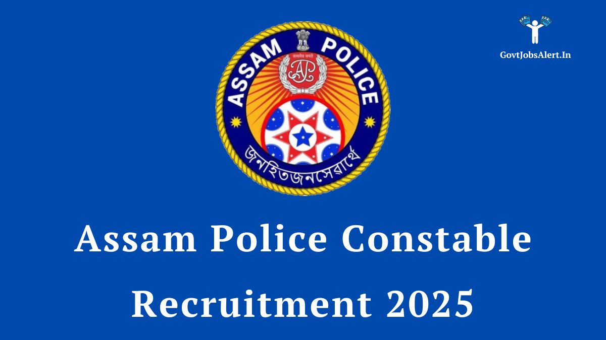 Assam Police Constable Recruitment 2025 Notification for 1715 Vacancies UB AB
