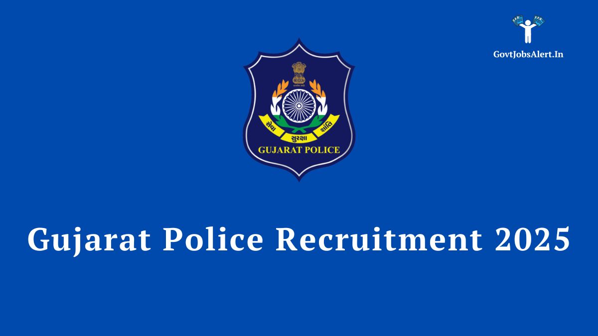 Gujarat Police Constable Recruitment 2025 Notification
