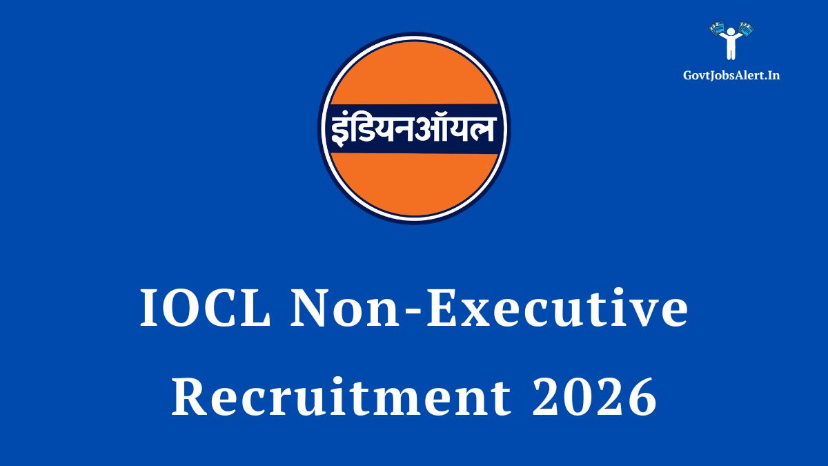 IOCL Non-Executive Recruitment 2026 Notification for 394 Posts