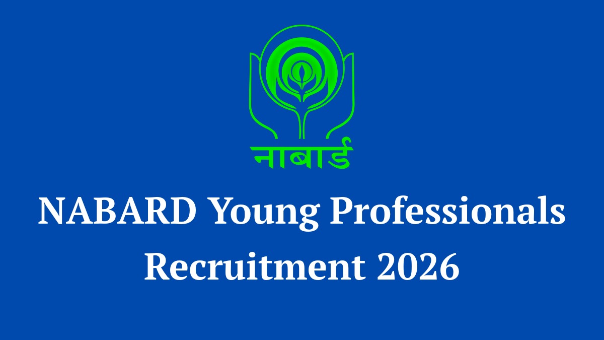 NABARD Young Professionals Recruitment 2026 Notification for 44 Posts