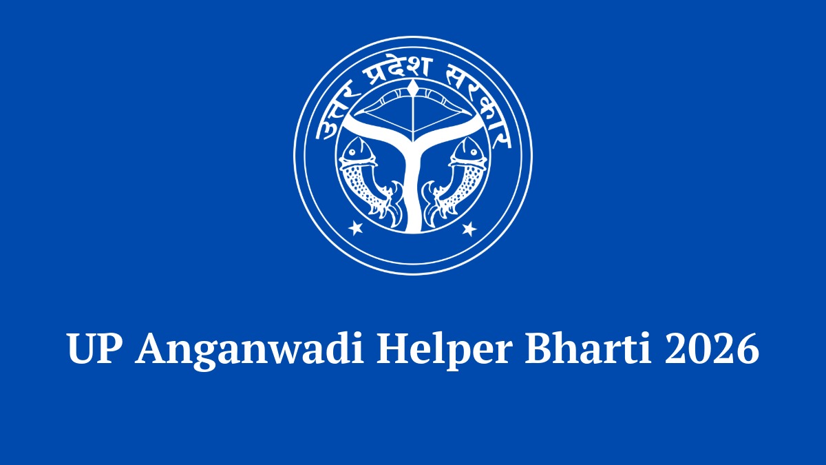 UP Anganwadi Helper Bharti 2026 Notification for 1352 Posts