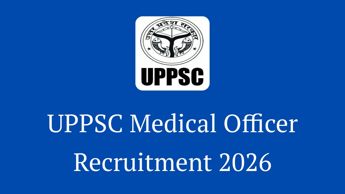 UPPSC Medical Officer Recruitment 2026 Notification for 2158 Posts