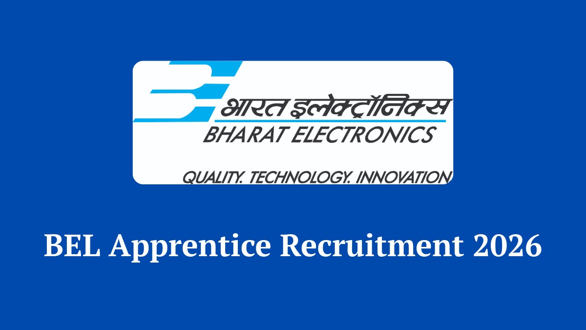 BEL Apprentice Recruitment 2026 Walk in for 99 Posts