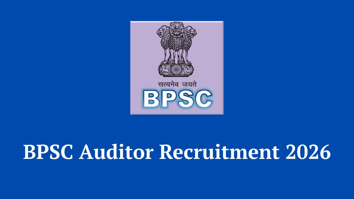 BPSC Auditor Recruitment 2026 Notification for 102 Vacancies