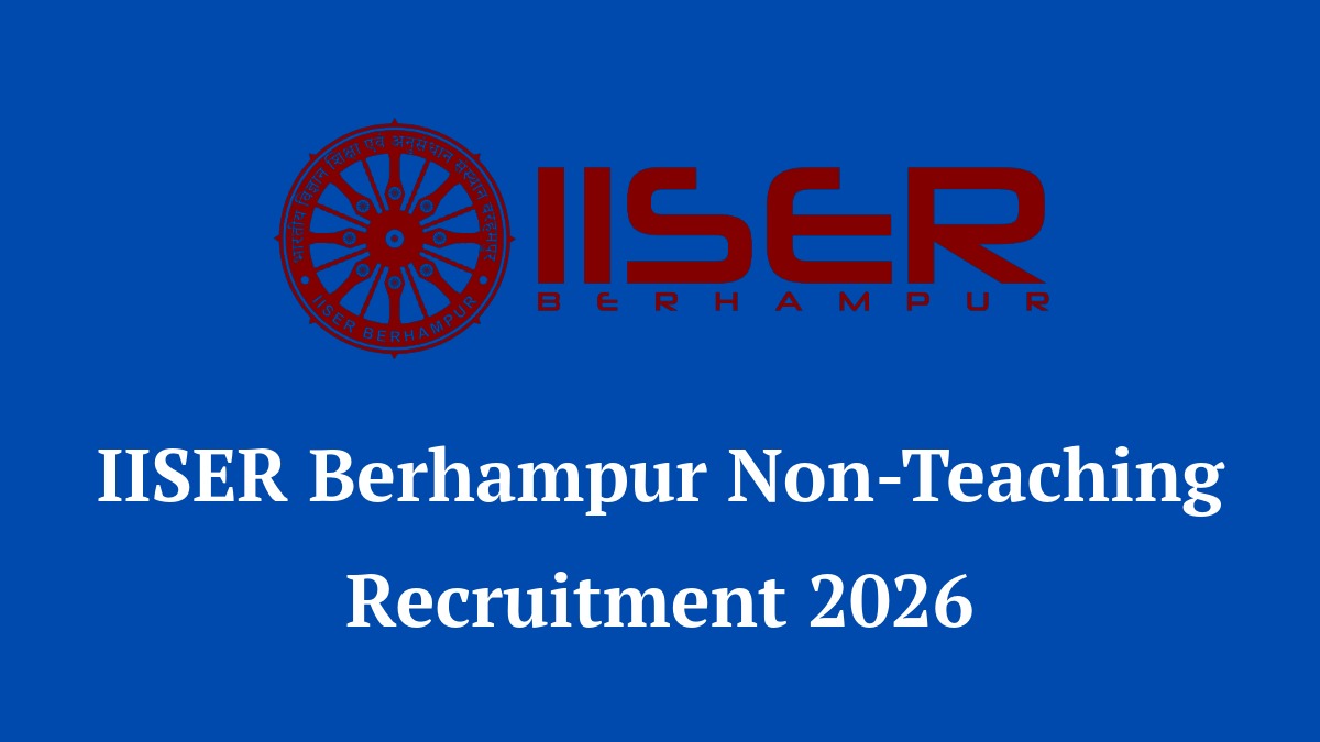 IISER Berhampur Non-Teaching Recruitment 2026 Official Notification