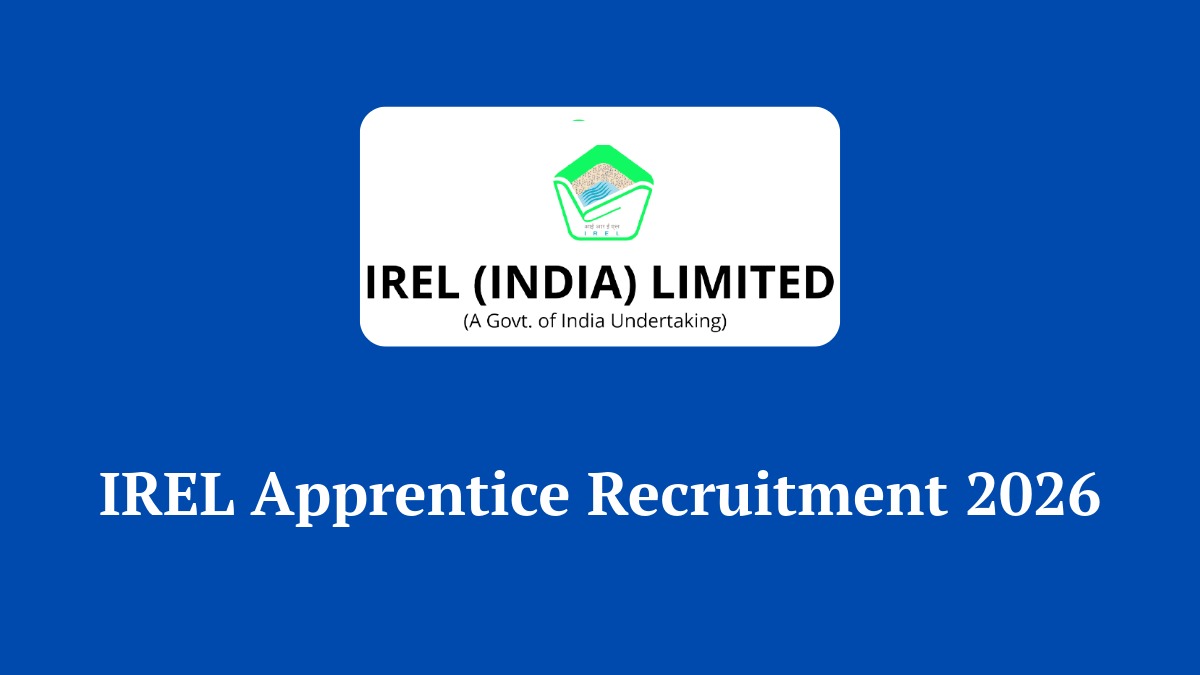 IREL Apprentice Recruitment 2026 Notification for 30 Vacancies