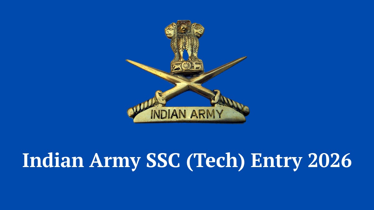 Indian Army SSC Tech Entry 2026
