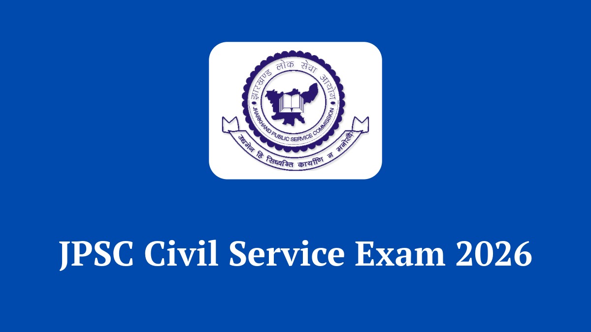 JPSC Civil Service Exam 2026 Notification for 103 Vacancies