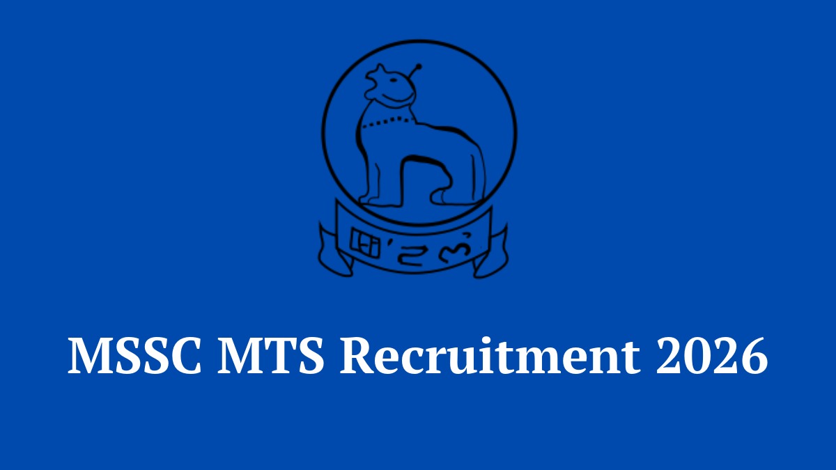MSSC MTS Recruitment 2026 Notification