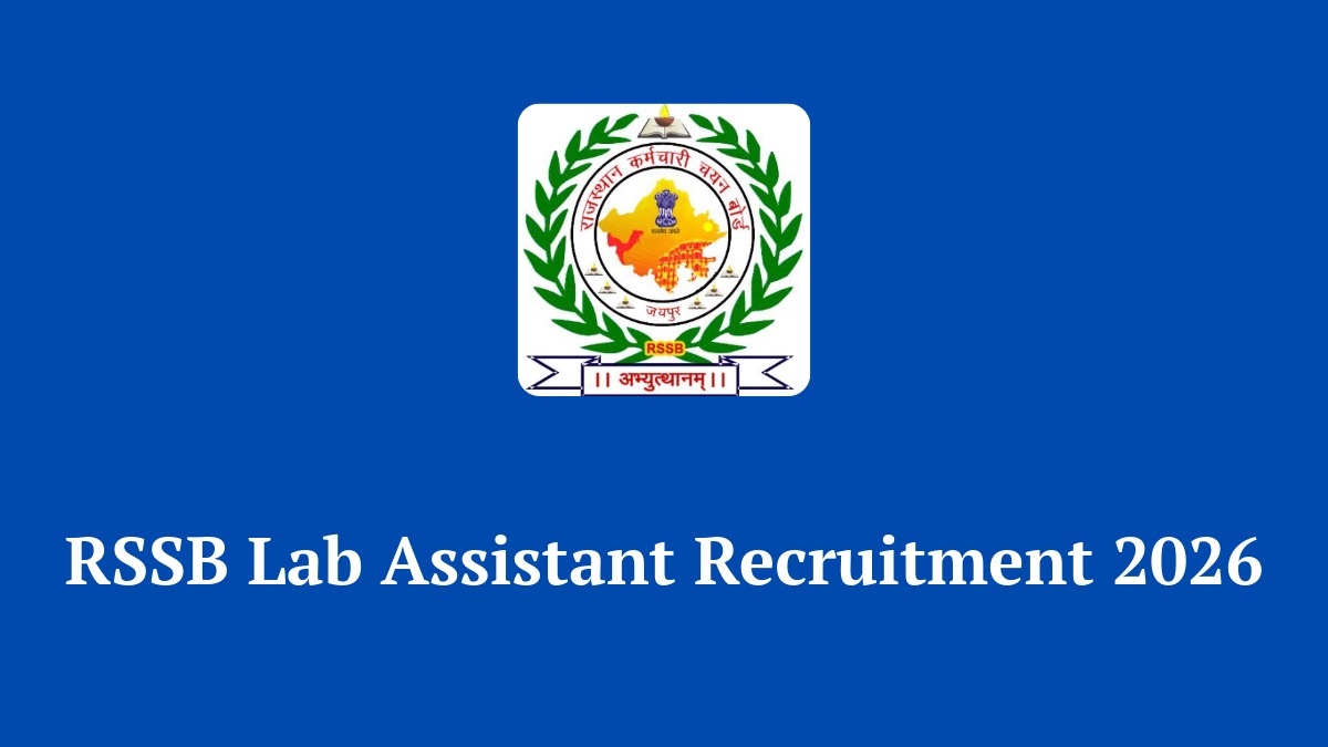 RSSB Lab Assistant Recruitment 2026 Notification for 804 Vacancies