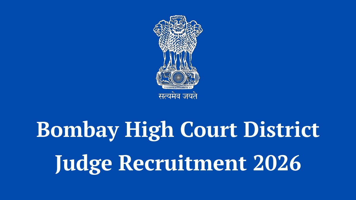 Bombay High Court District Judge Recruitment 2026