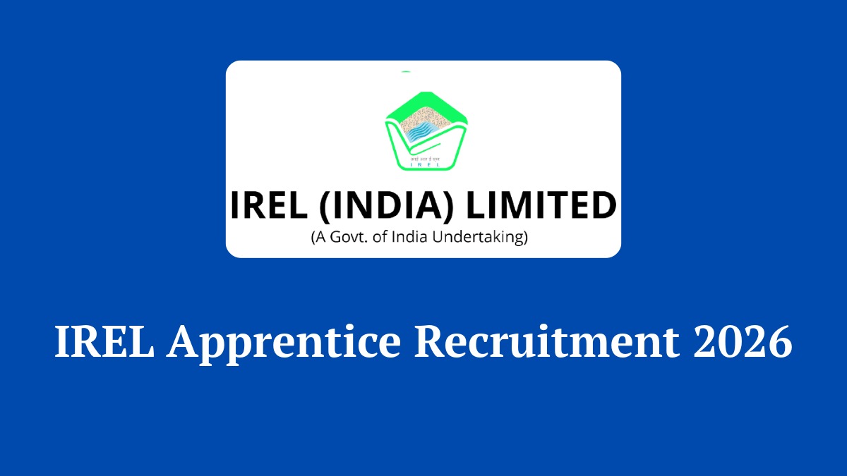 IREL India Limited Apprentice Recruitment 2026-27 notification for 89 trade graduate and technician apprentice vacancies at Chavara Kerala
