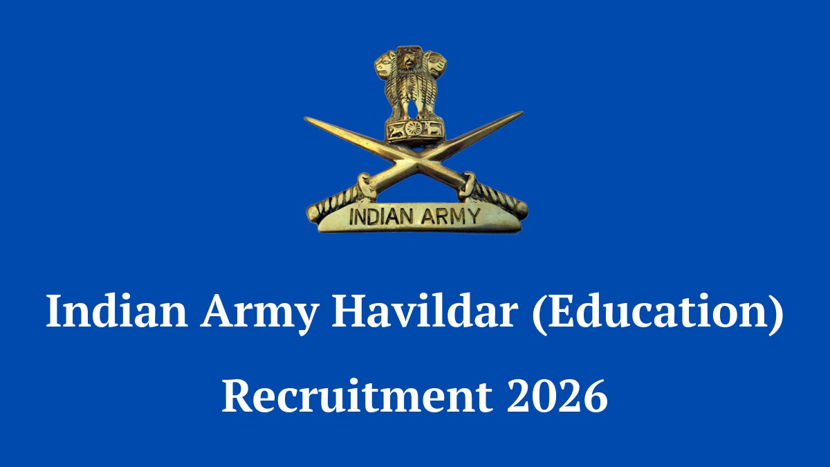 Indian Army Havildar Education Recruitment 2026 notification for IT Cyber Information Operation and Linguist posts with eligibility and application details