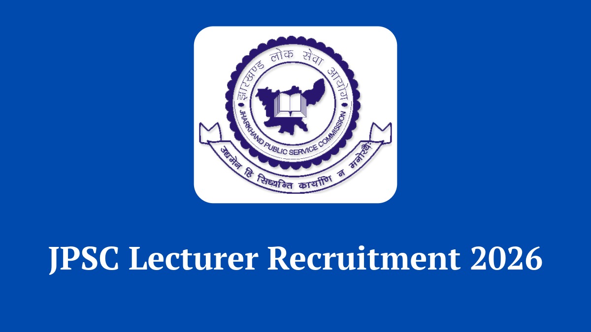 JPSC Lecturer Recruitment 2026 notification for 349 Polytechnic Lecturer posts with subject-wise vacancies and eligibility details