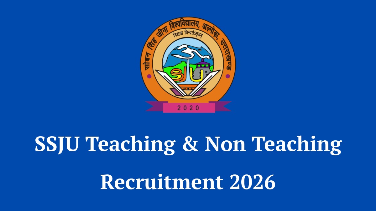 SSJU Soban Singh Jeena University Teaching and Non Teaching Recruitment 2026 notification with 89 faculty vacancies