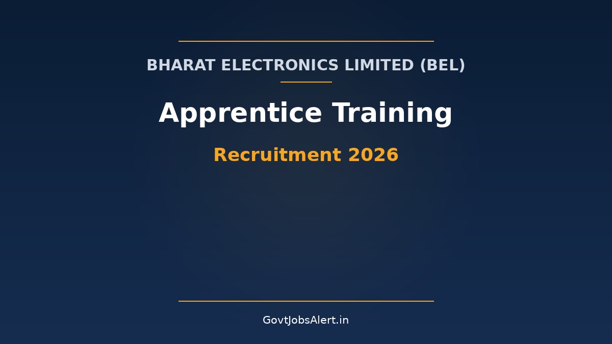 BEL Apprentice Recruitment 2026 notification for 72 Graduate, Diploma and ITI Apprentice posts at Navi Mumbai