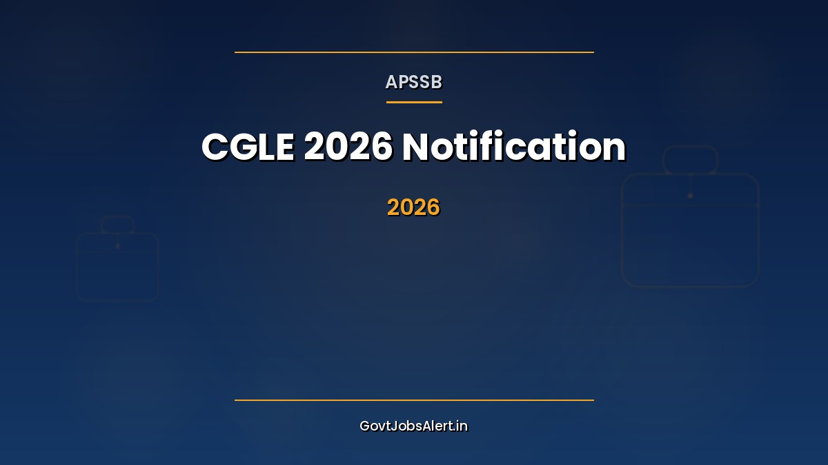 APSSB CGLE 2026 Notification 122 UDC PA Librarian Posts Arunachal Pradesh