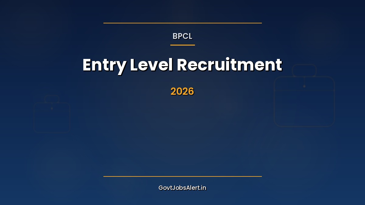 BPCL Entry Level Recruitment 2026 notification featured image for 250 Junior Executive and Associate Executive posts