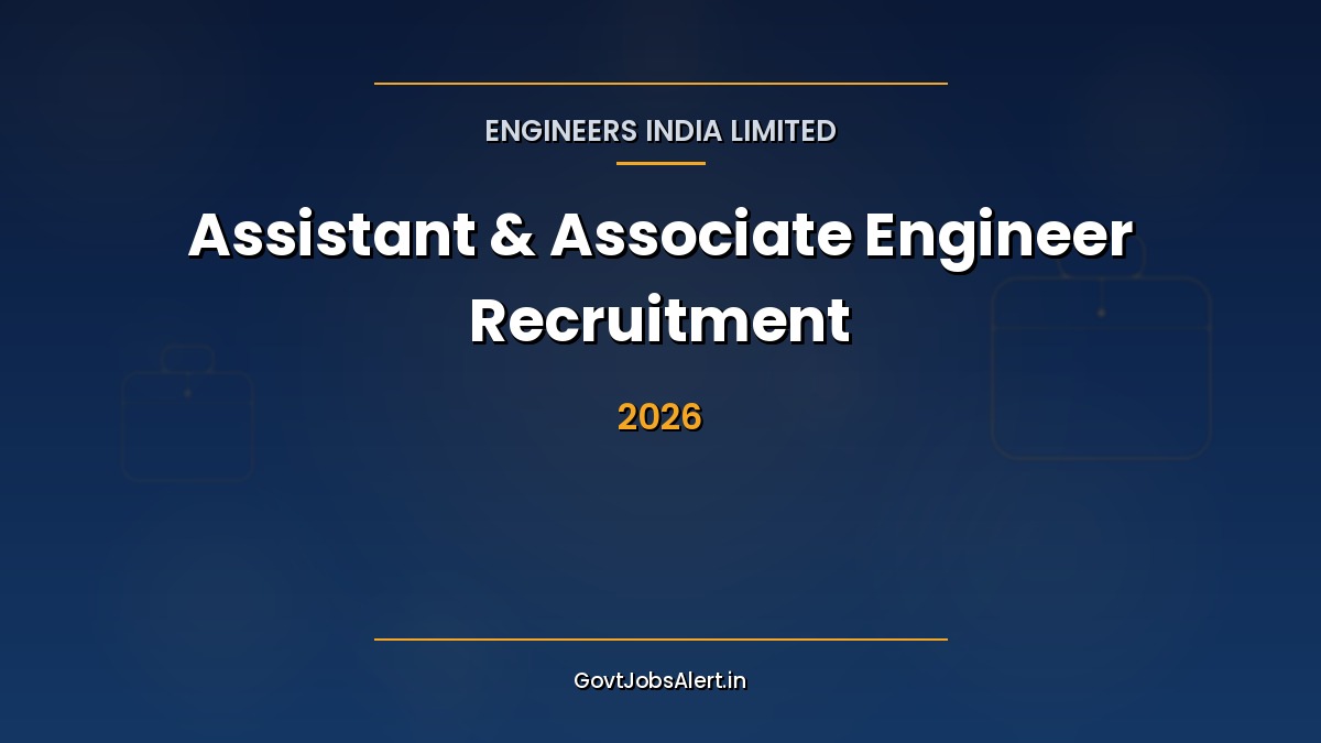 EIL Assistant Associate Engineer Recruitment 2026 — 91 Navratna PSU vacancies Walk-in Interview notification Gurugram