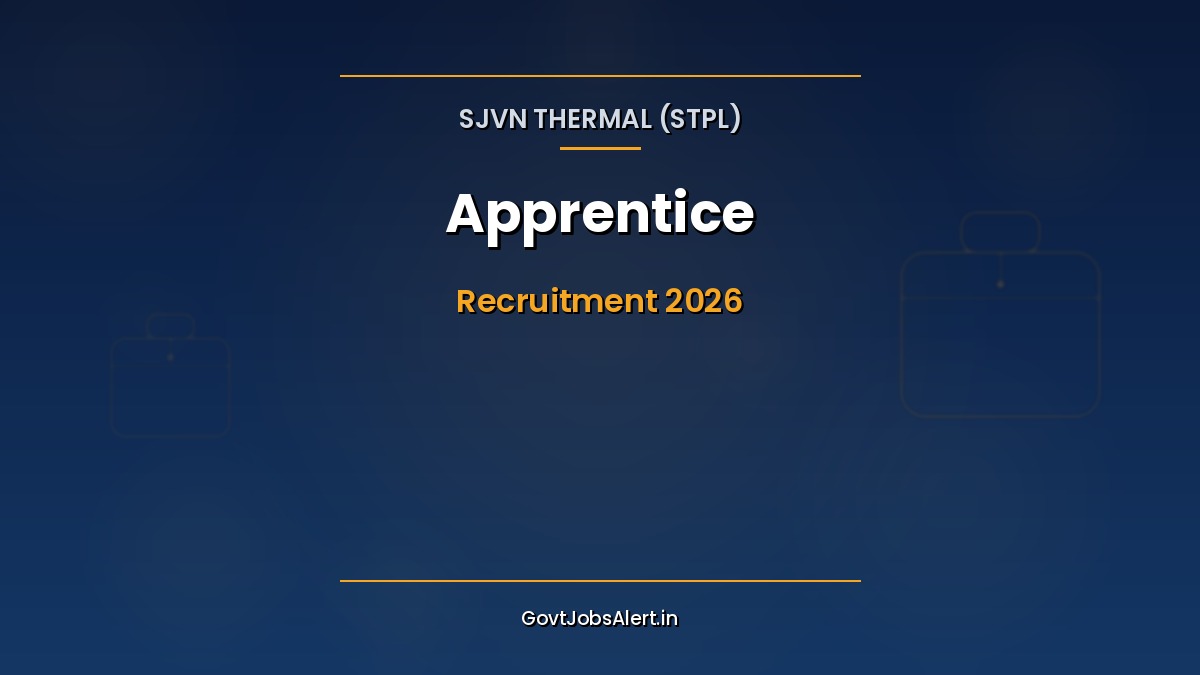 STPL Apprentice Recruitment 2026 notification for 32 Graduate, Diploma and ITI Apprentice posts at Buxar Thermal Power Project