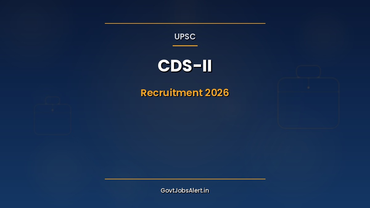 UPSC CDS (II) 2026 Notification for 451 officer cadet vacancies at IMA, INA, AFA and OTA — apply online by 9 June 2026