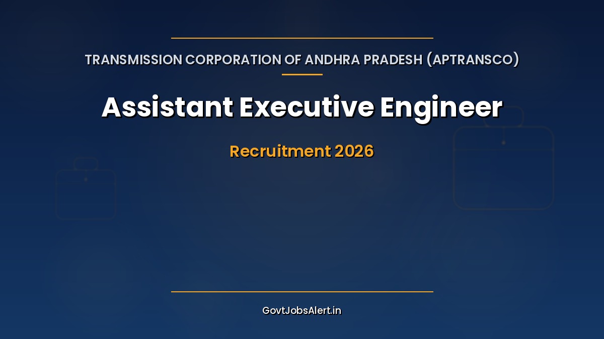 APTRANSCO AEE Recruitment 2026 notification for 200 Assistant Executive Engineer posts in Electrical, Civil and Telecom branches in Andhra Pradesh