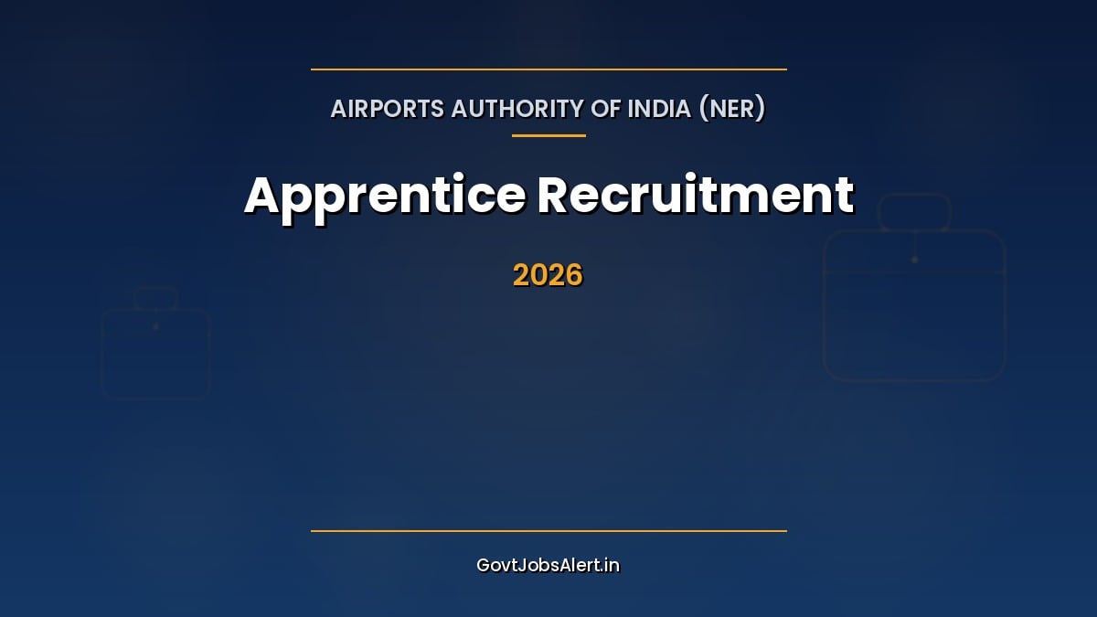AAI NER Apprentice Recruitment 2026 notification for 95 Graduate Diploma and ITI posts in North Eastern Region