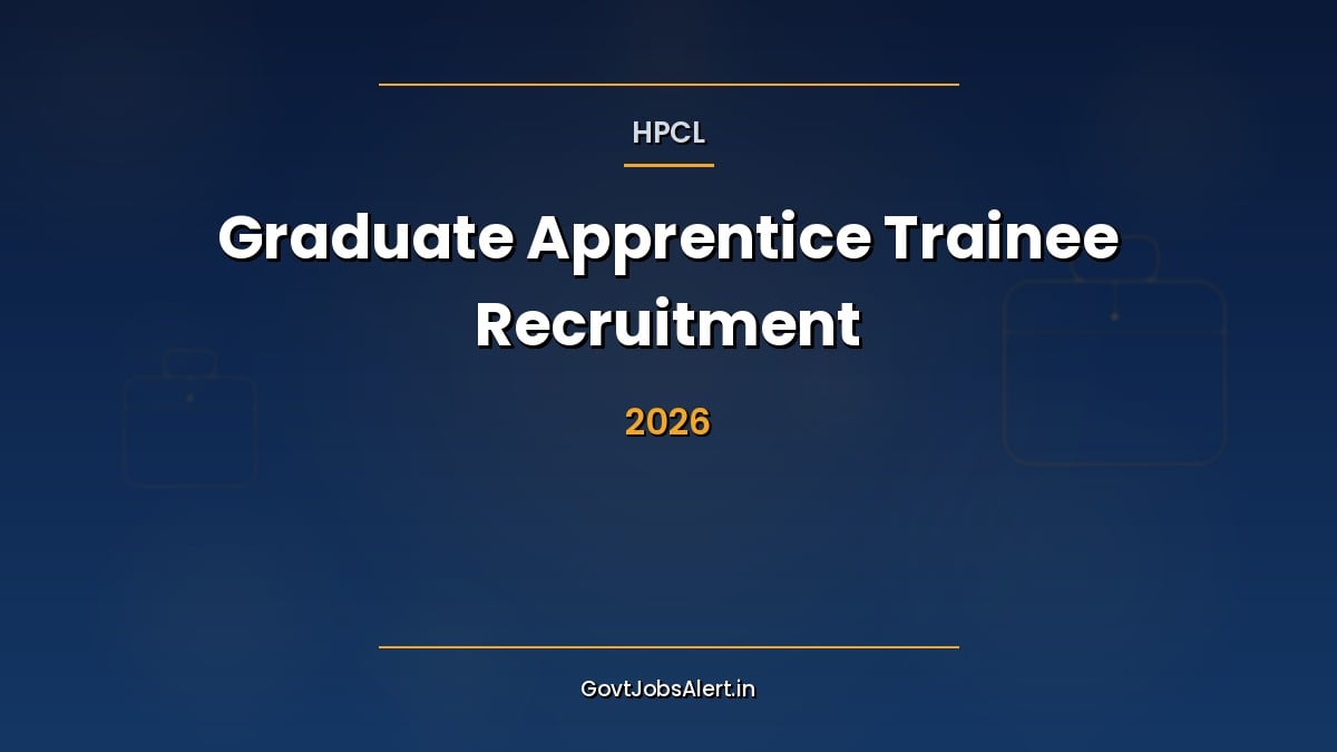 HPCL Graduate Apprentice Trainee Recruitment 2026 notification for 358 engineering apprentice posts with stipend